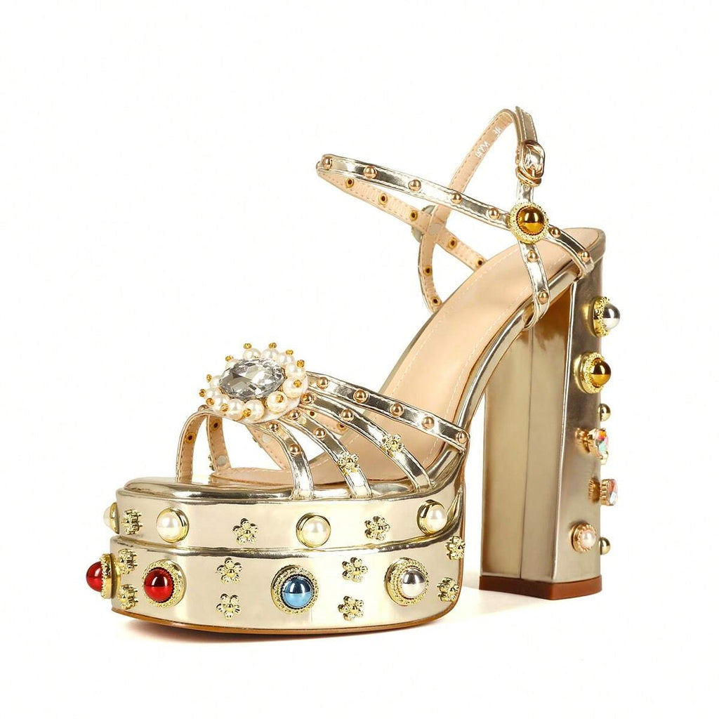 Celestial Charm Platform Heels
