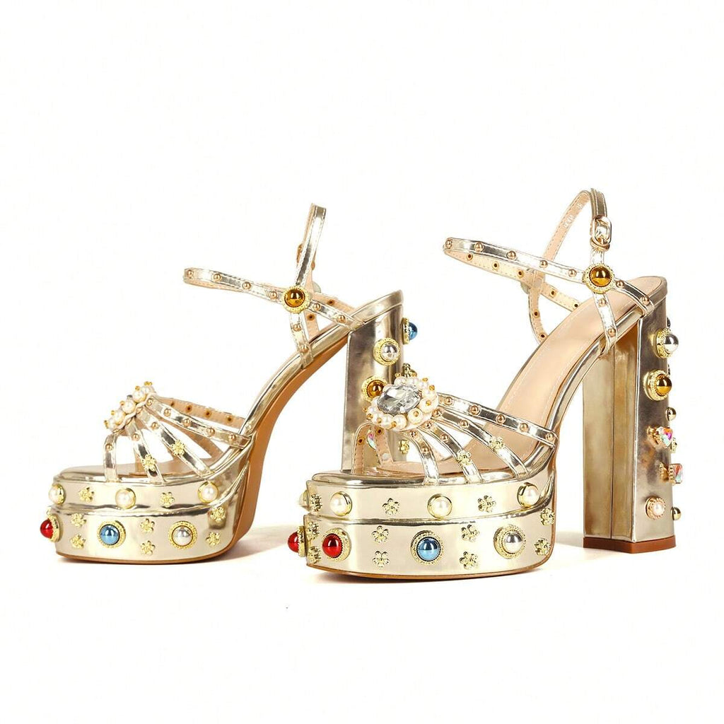Celestial Charm Platform Heels