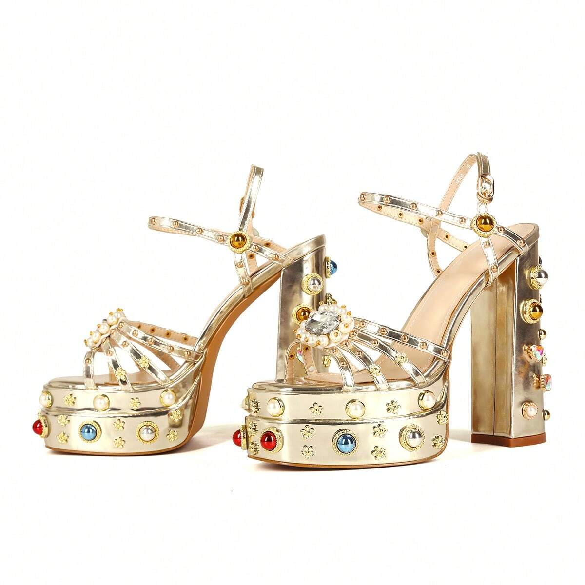 Celestial Charm Platform Heels