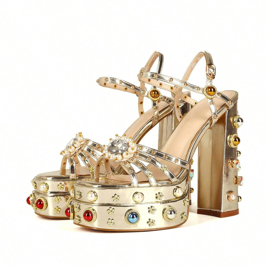 Celestial Charm Platform Heels