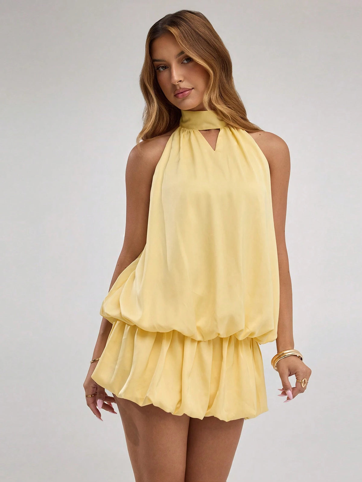 Solara Halter Mini Dress