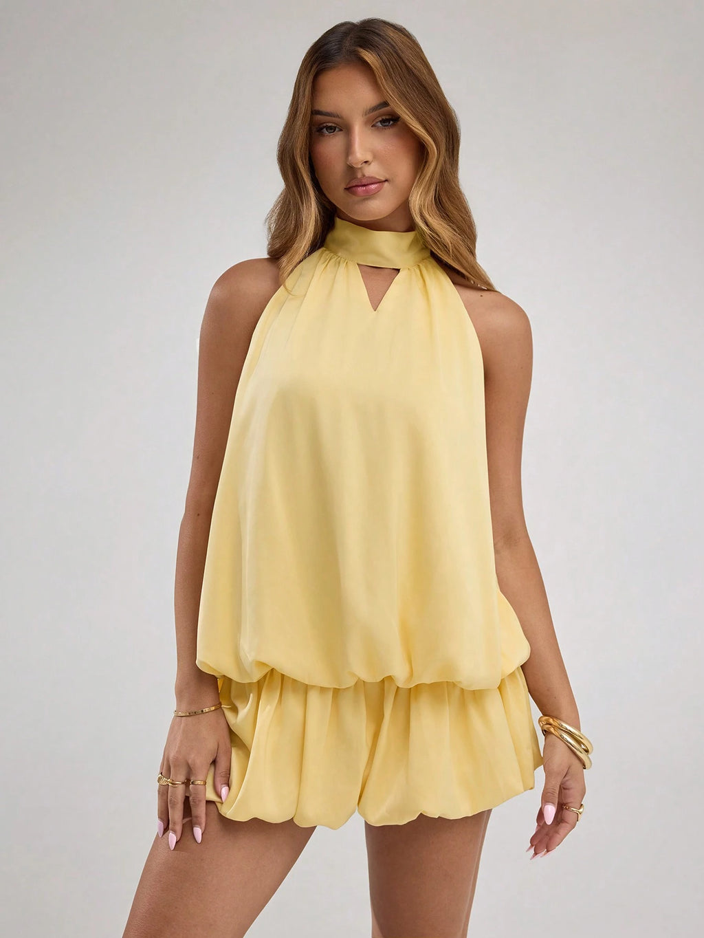 Solara Halter Mini Dress