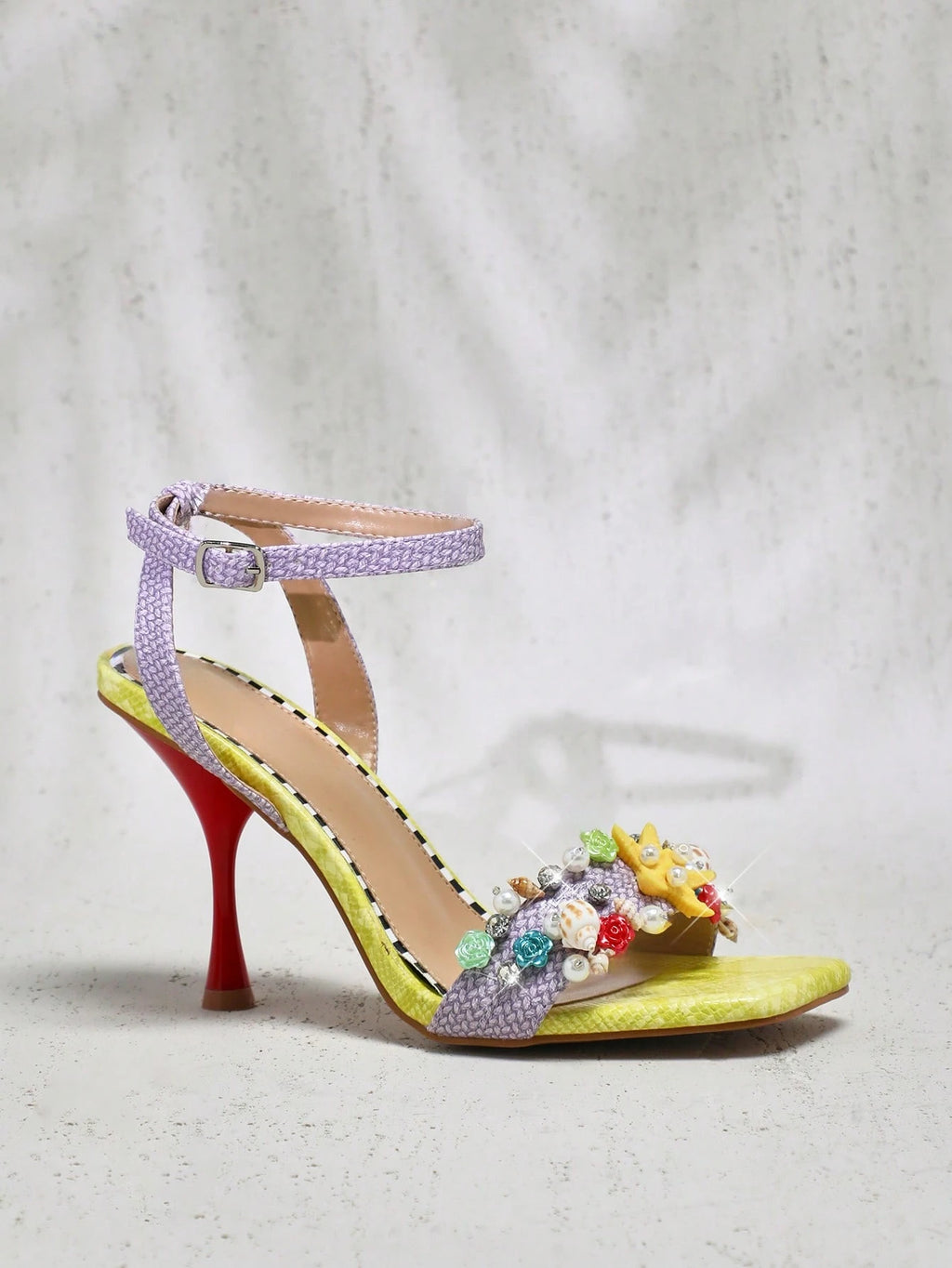 Seashell Garden Strappy Heels