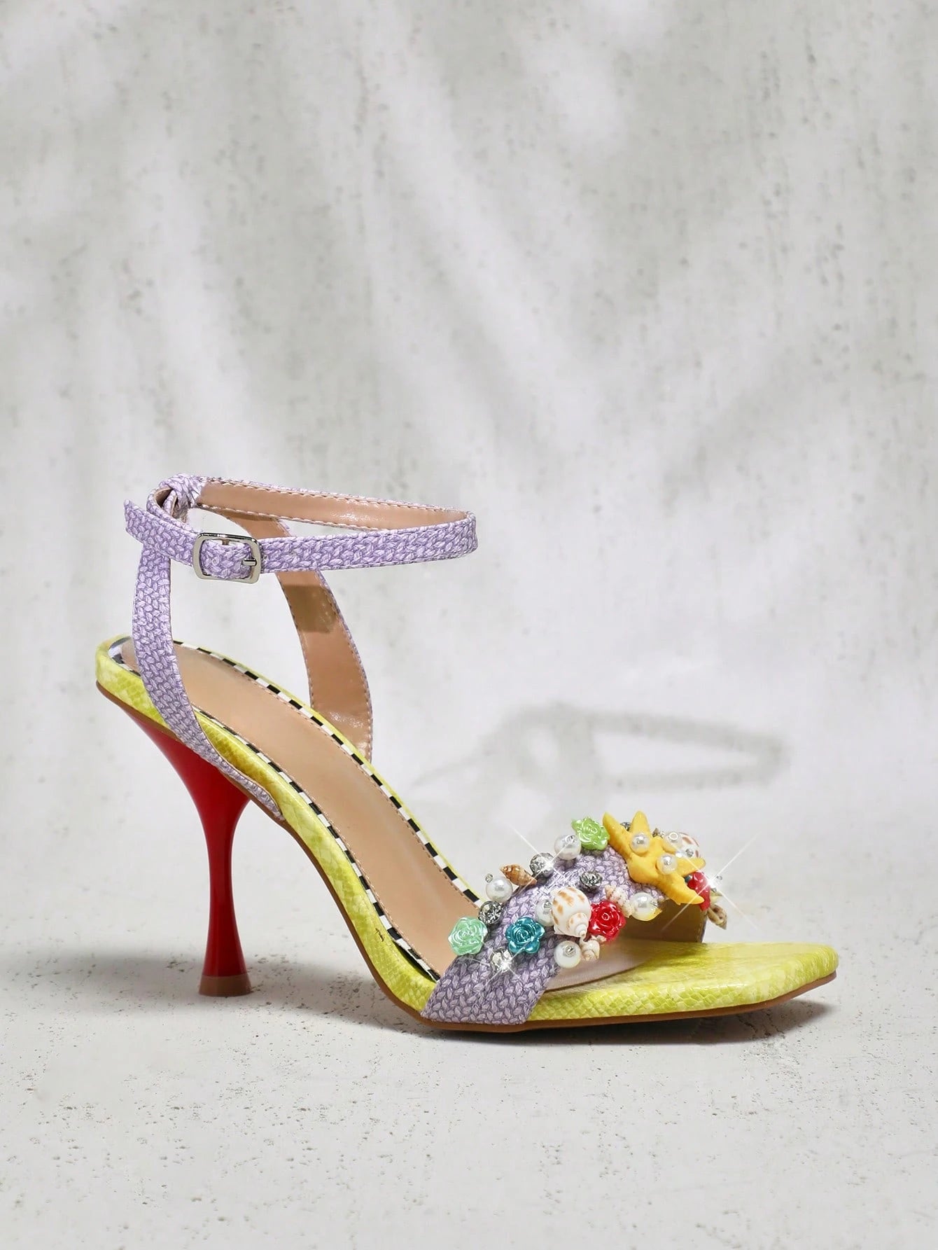 Seashell Garden Strappy Heels