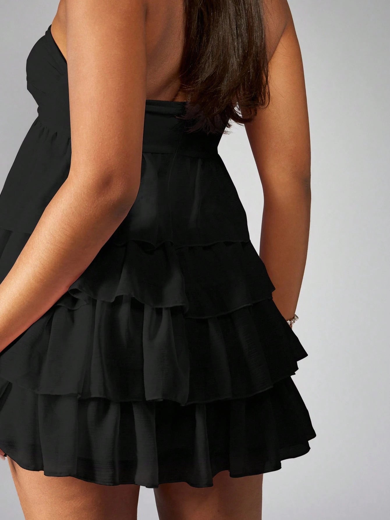 Twist Tier Mini Dress