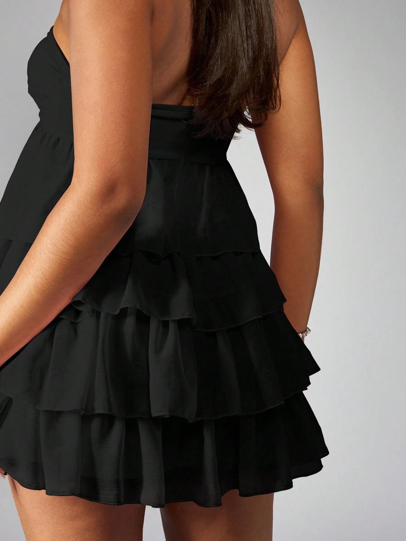 Twist Tier Mini Dress