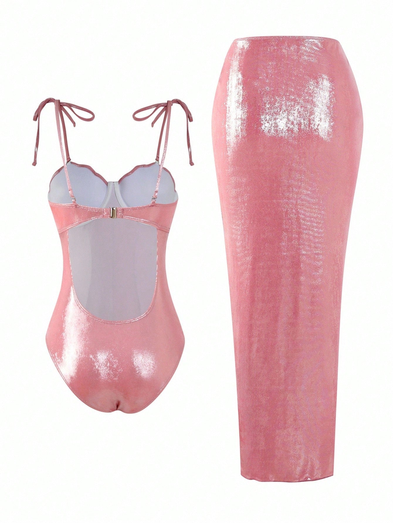 Rosé Glow Swim Set
