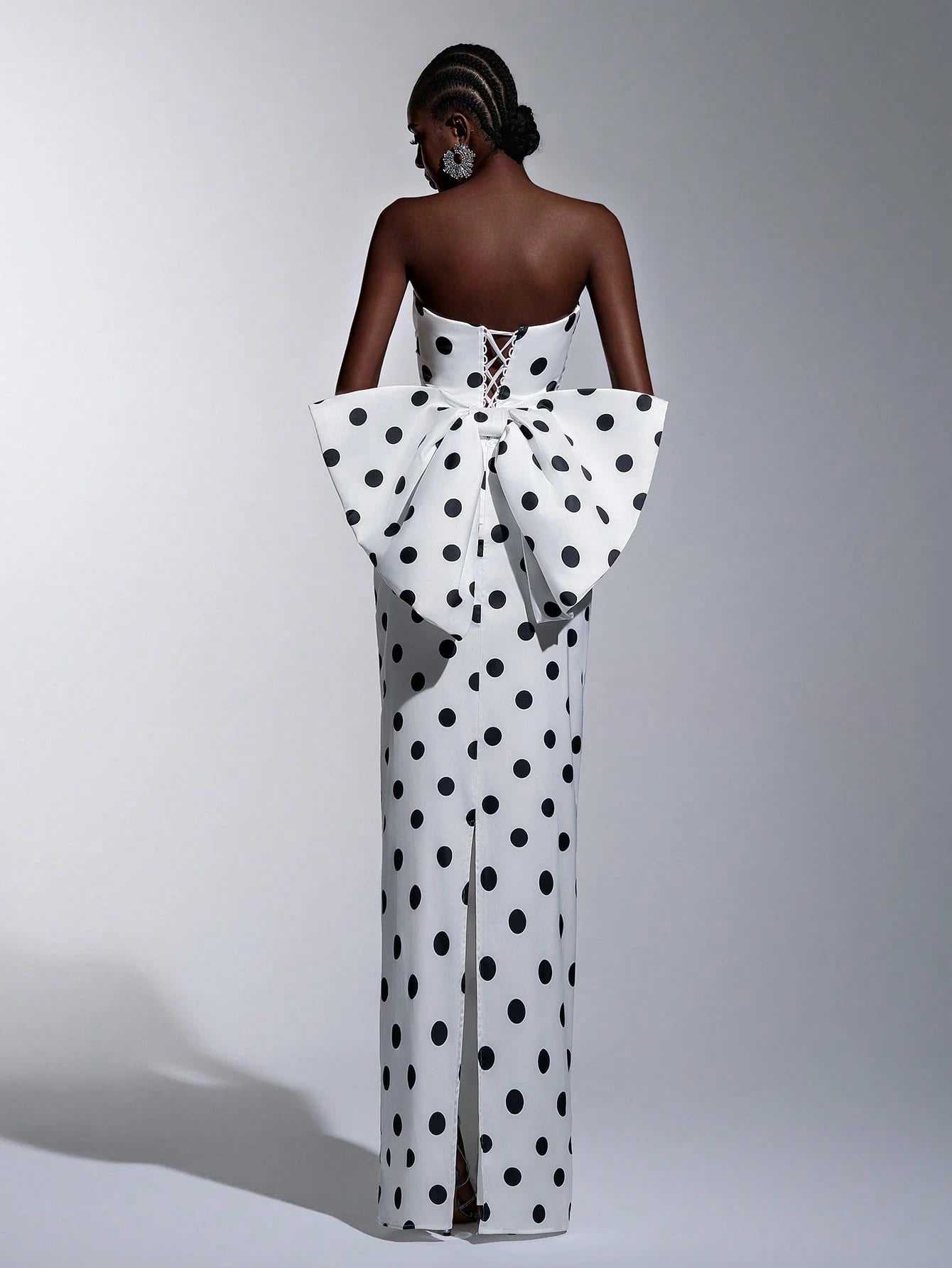 Monroe Polka Bow Gown