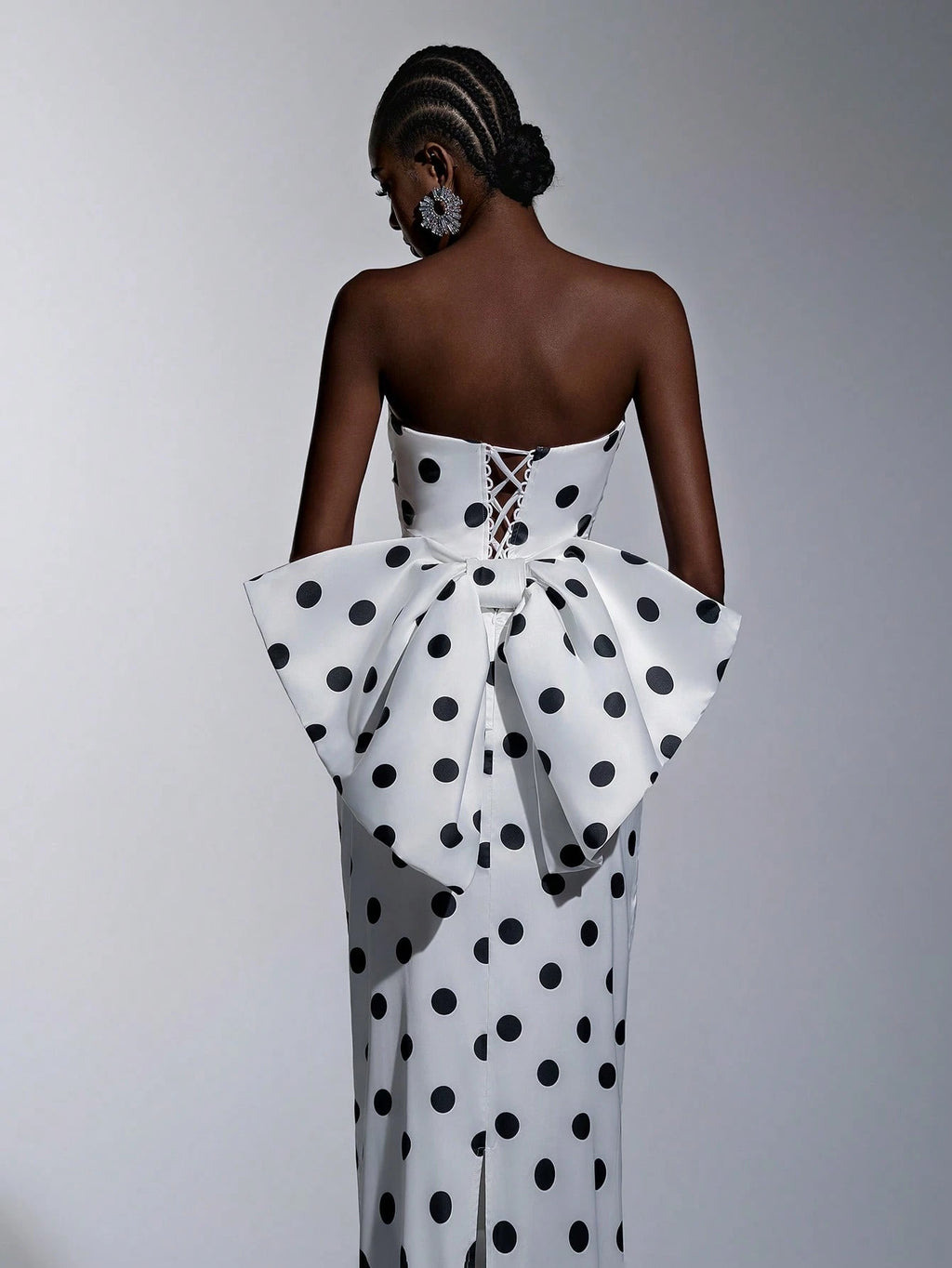 Monroe Polka Bow Gown