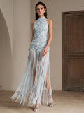 Ocean Petal Fringe Cover-Up