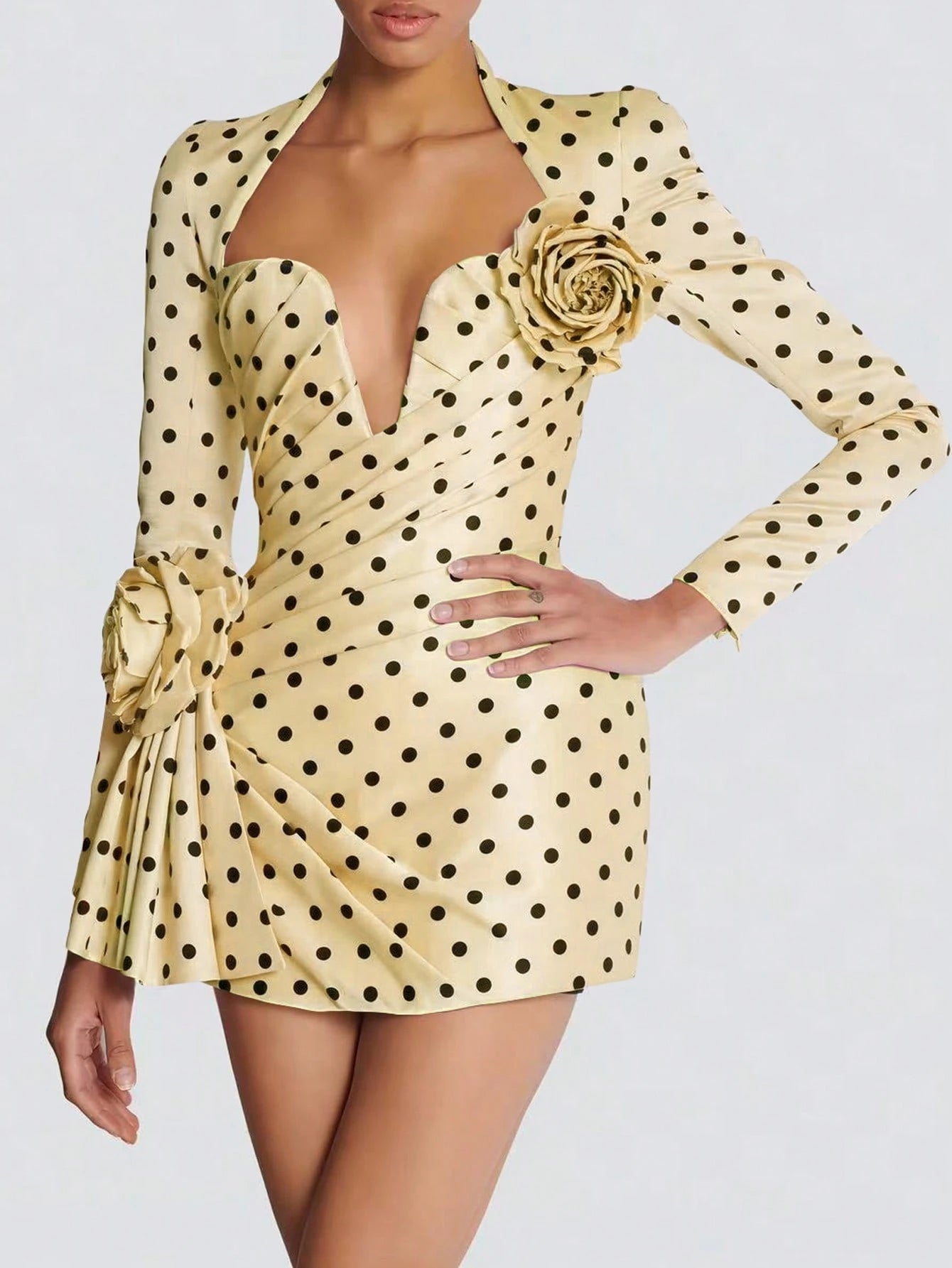 Mon Chéri Polka Rose Mini Dress