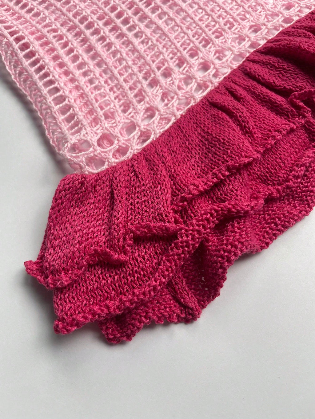 Pearl Starfish Crochet Mesh Cover-Up Dress
