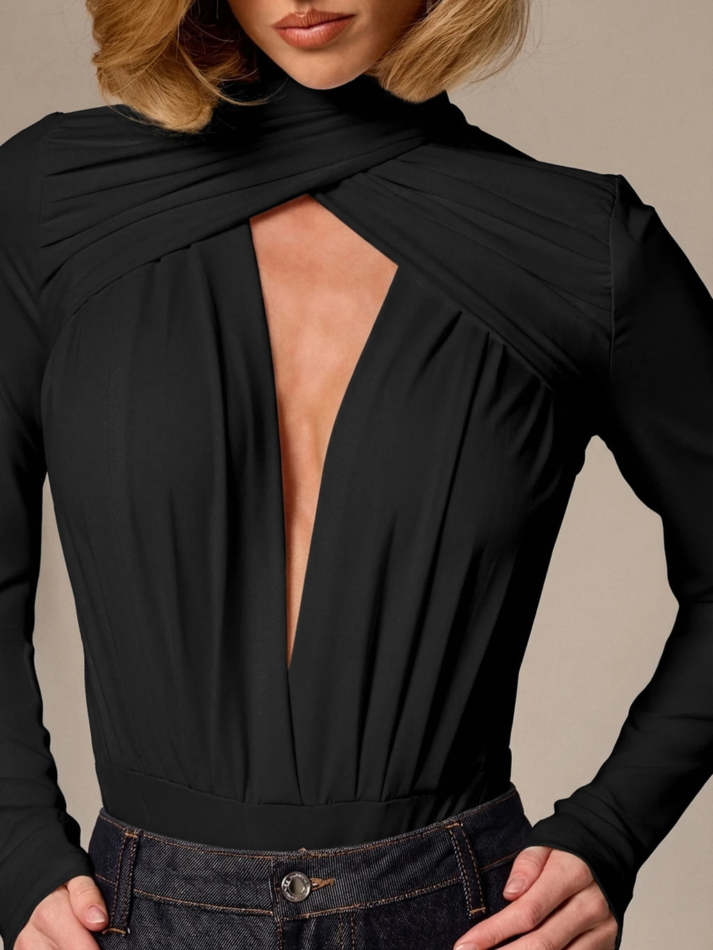 Midnight Twist Bodysuit