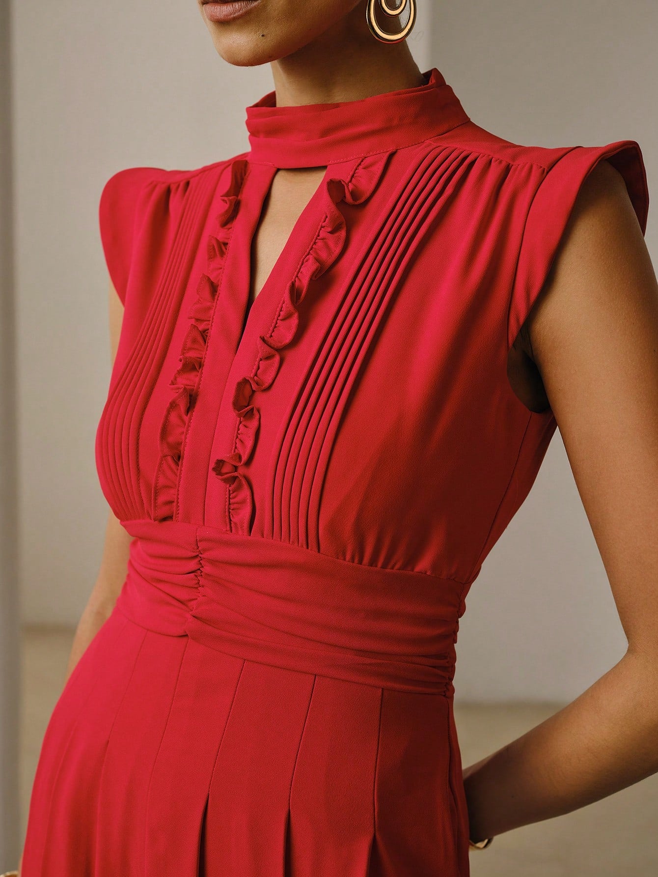Aurelia High-Neck Wide Leg Jumpsuit