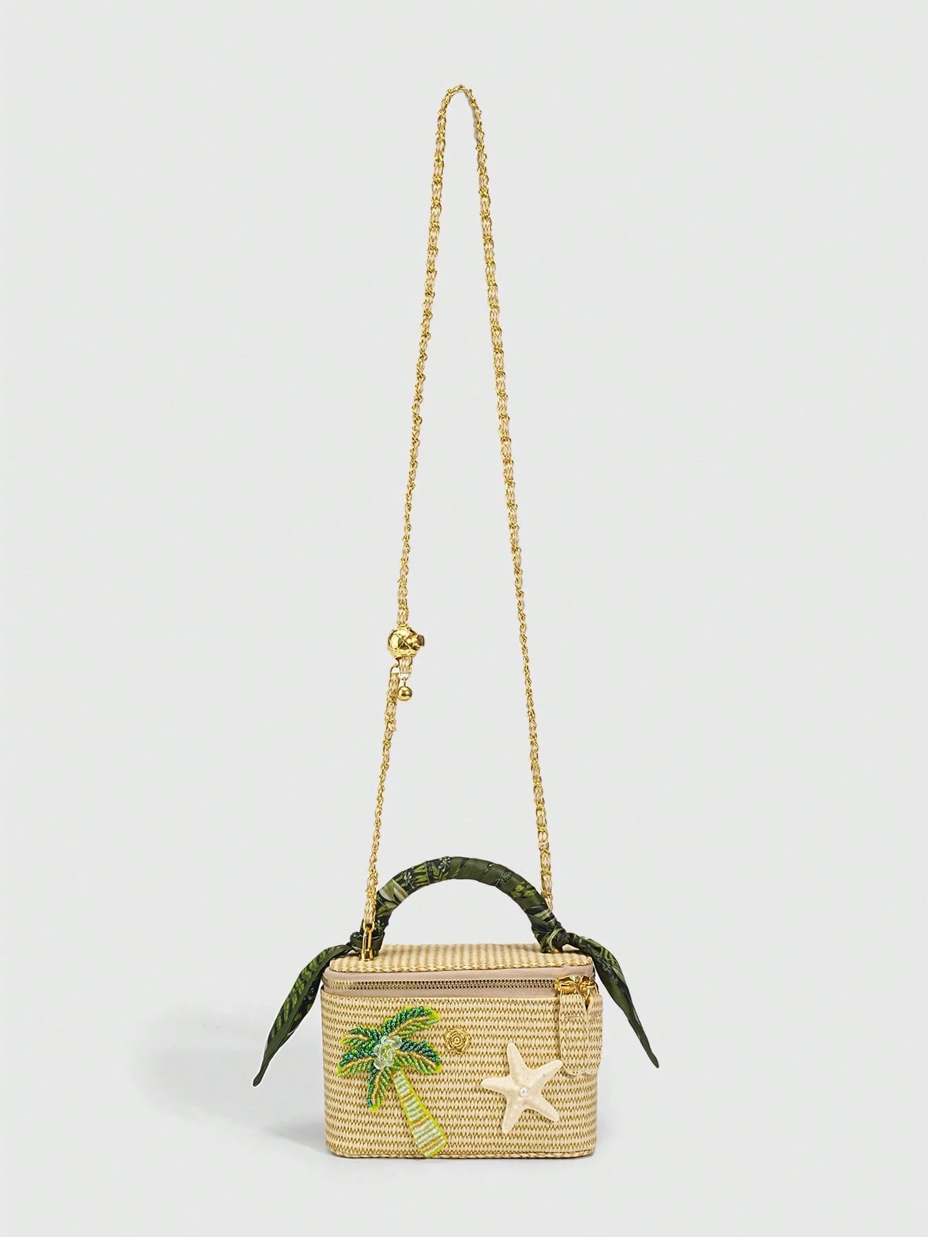 Palm Coast Raffia Bag