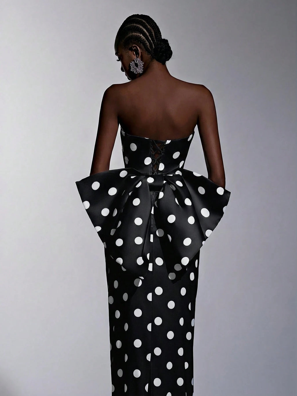 Monroe Polka Bow Gown