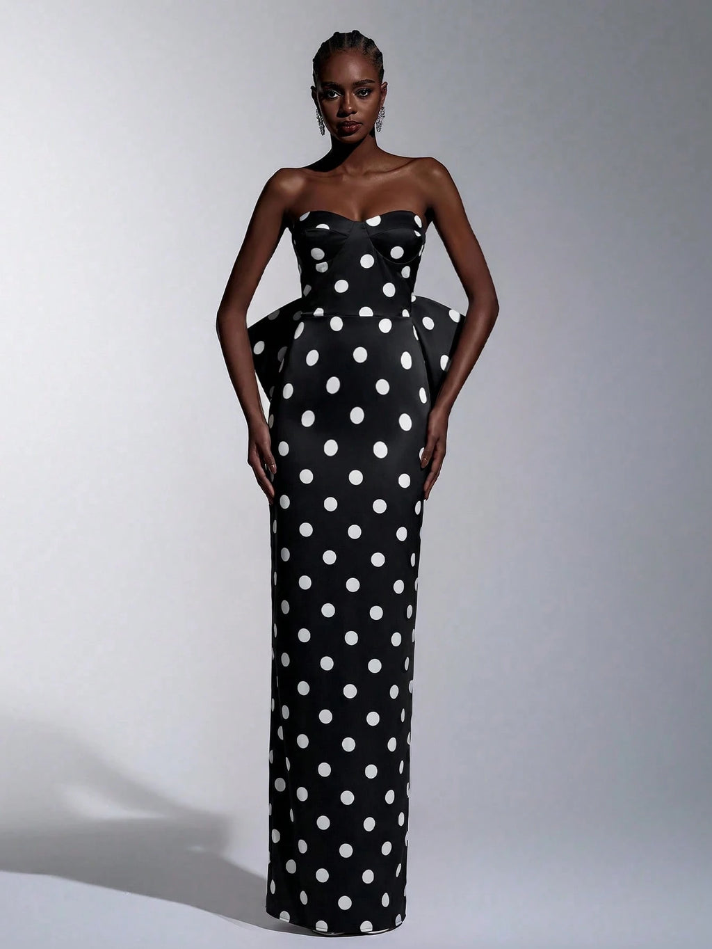 Monroe Polka Bow Gown