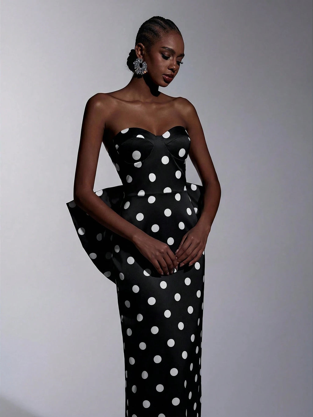 Monroe Polka Bow Gown