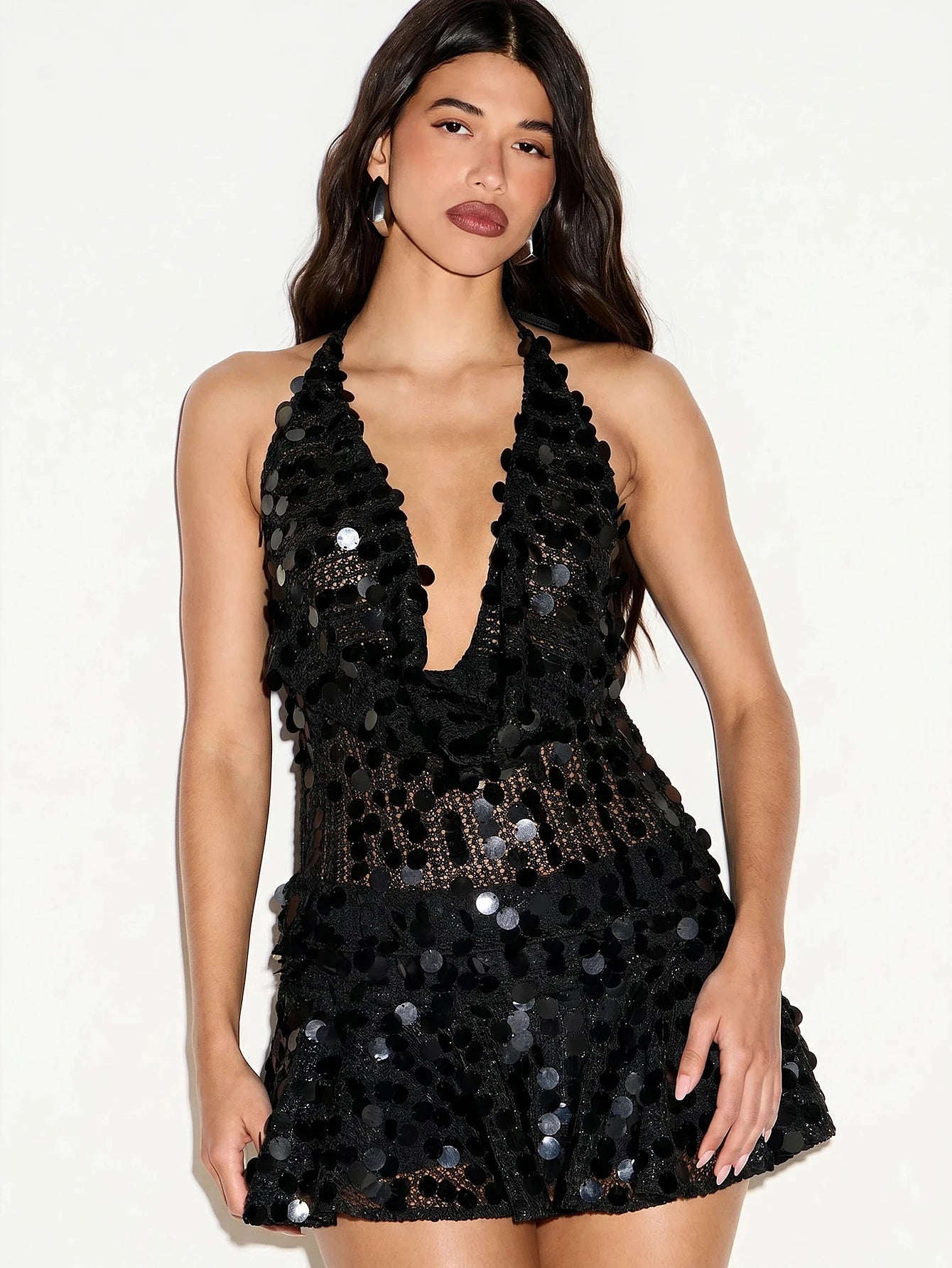 Opaline Sequin Mini Dress
