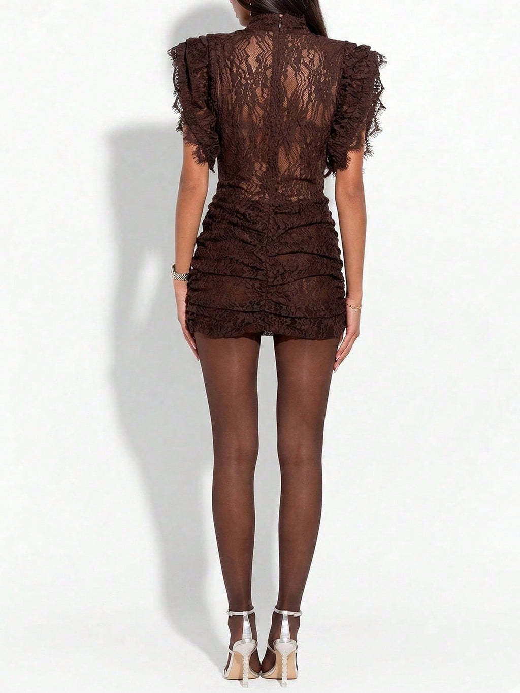 Cocoa Lace Allure Dress
