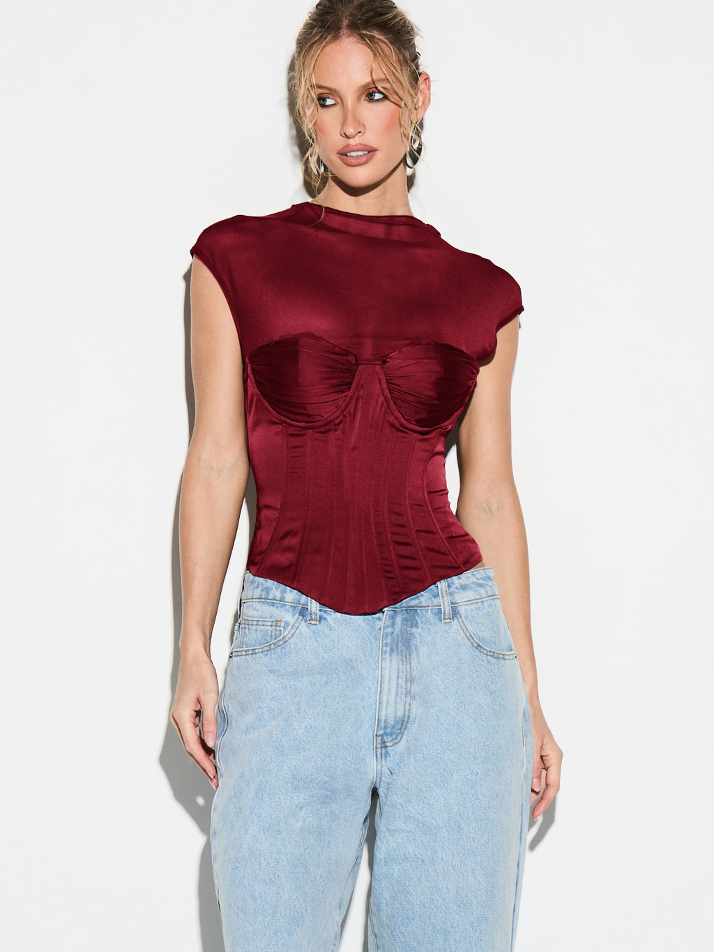 Luna Mesh Corset Top
