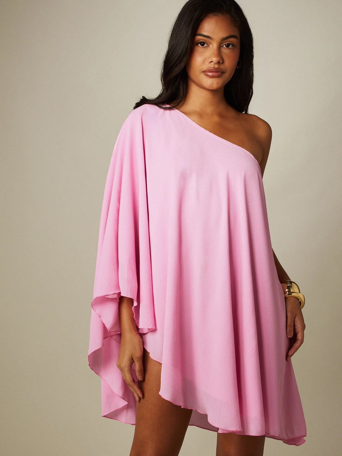 Rosélia One-Shoulder Dress