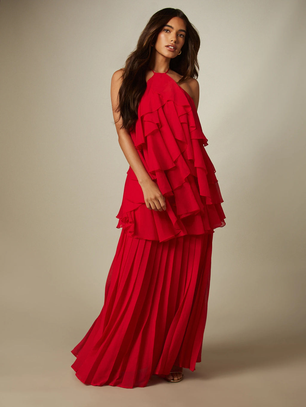 Valentina Ruffle Maxi Dress