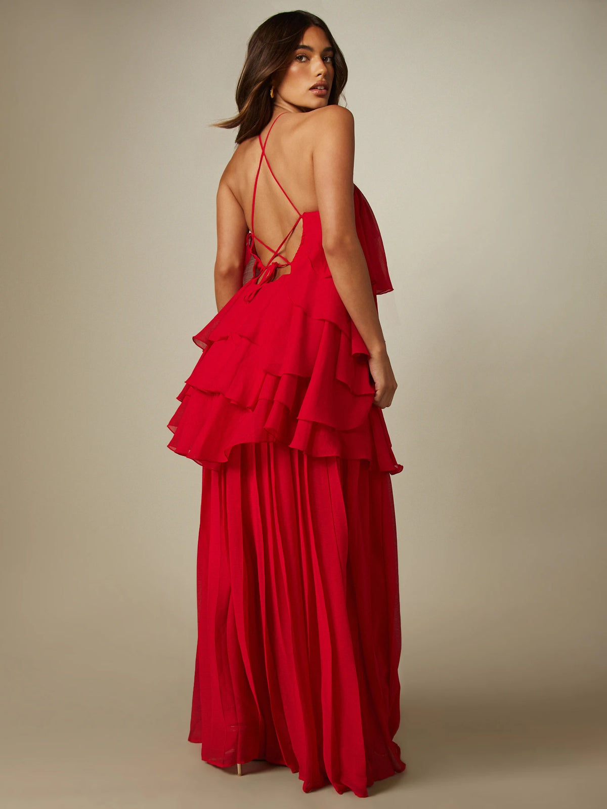 Valentina Ruffle Maxi Dress