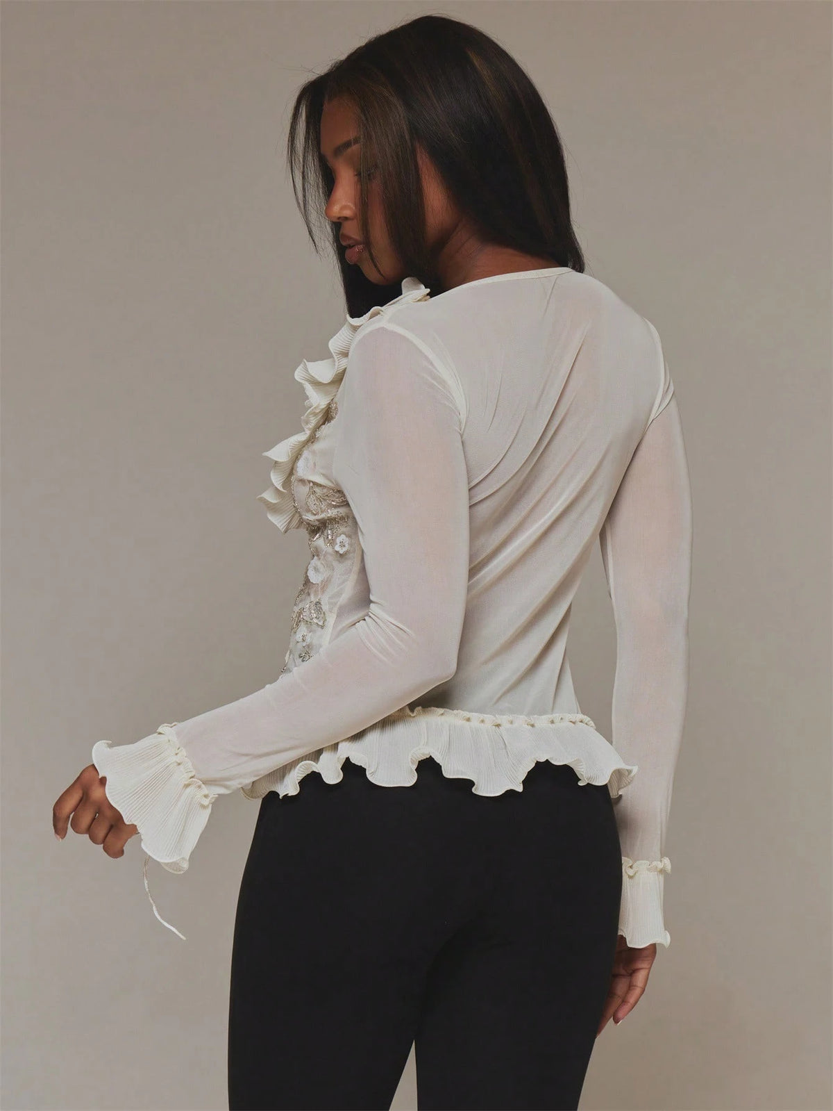 Fiora Secret Embellished Top
