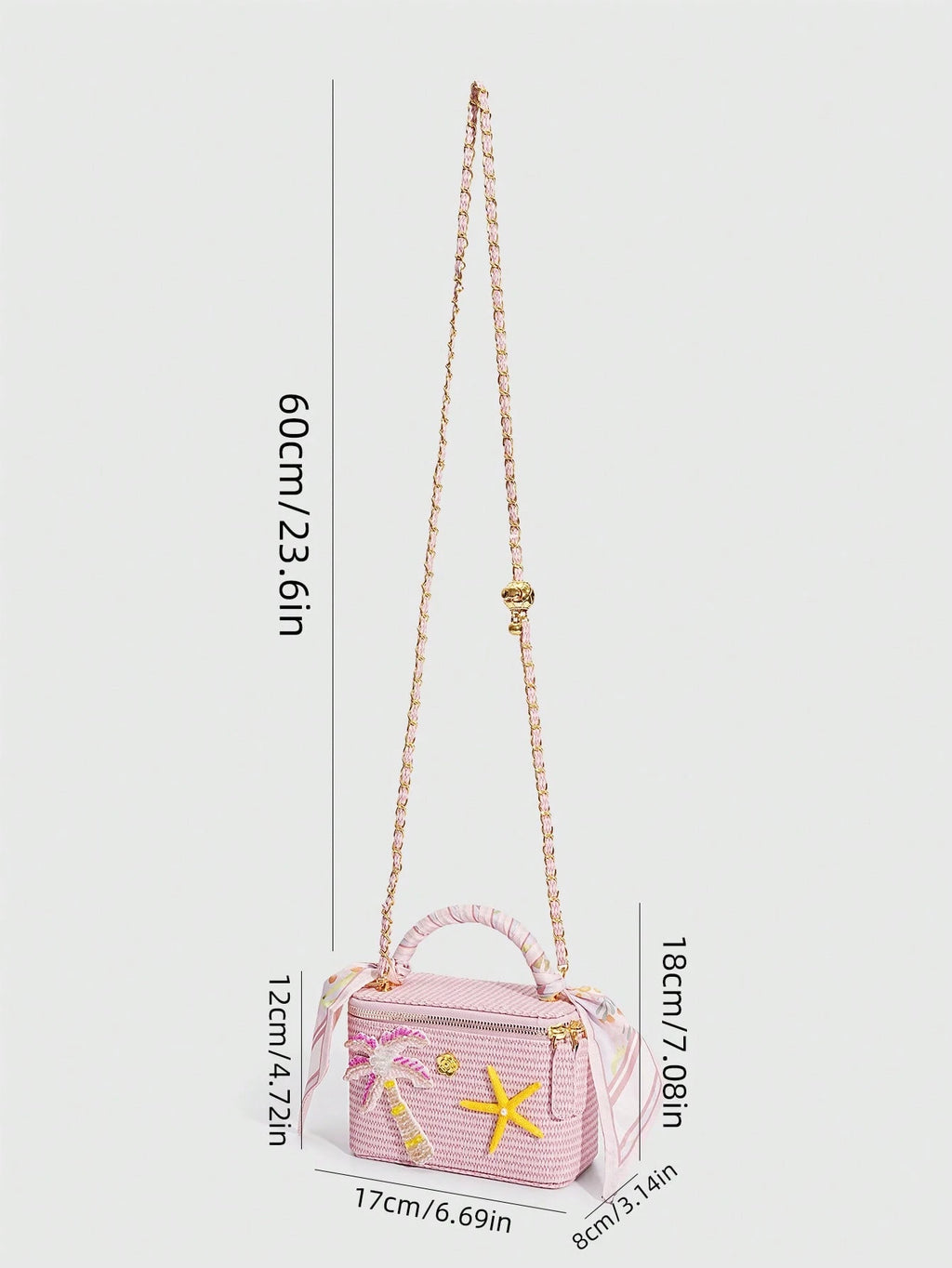 Palm Coast Raffia Bag
