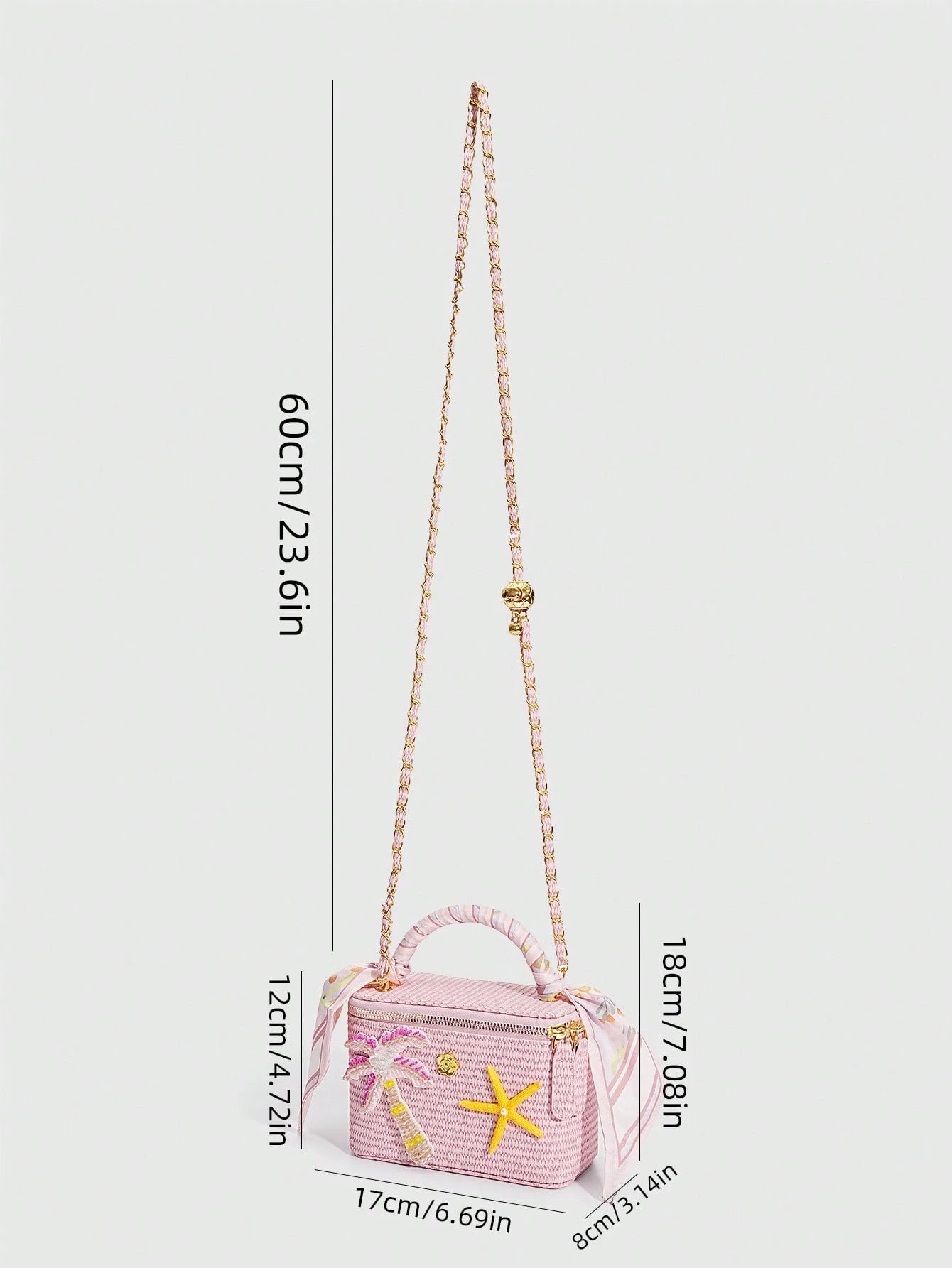 Palm Coast Raffia Bag