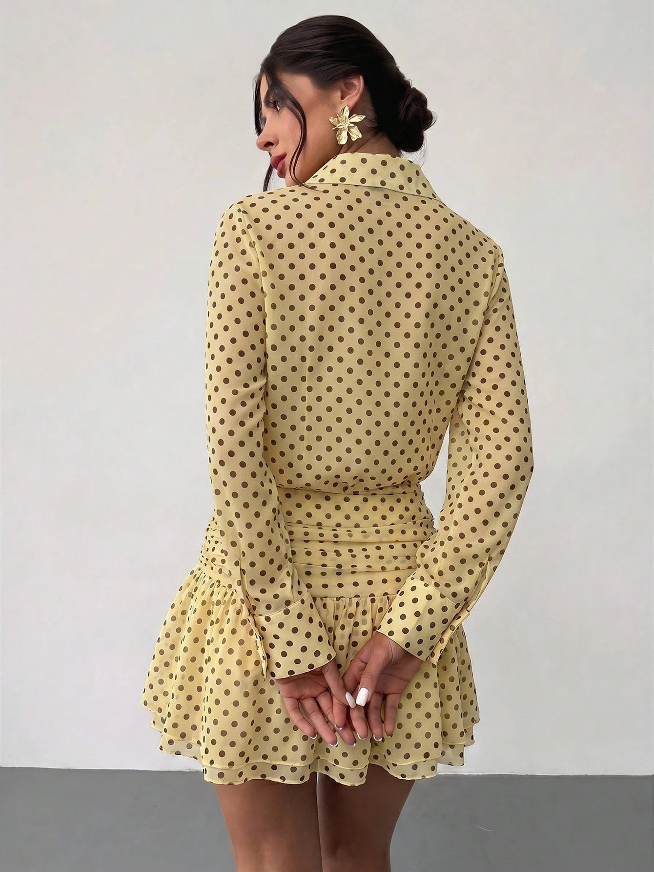 Buttercream Polka Charm Dress
