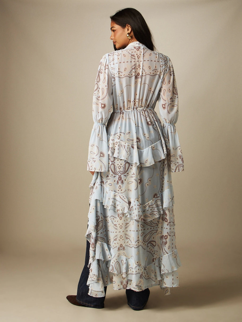 Isla Boho Tie-Neck Blouse