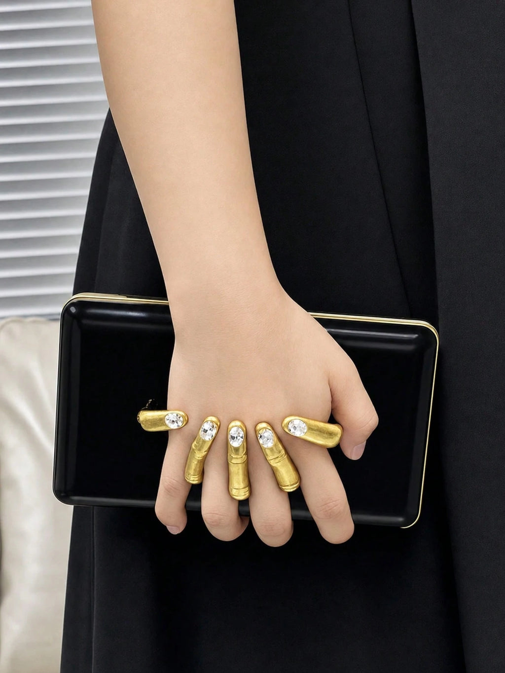 Gold Hand Touch Bag