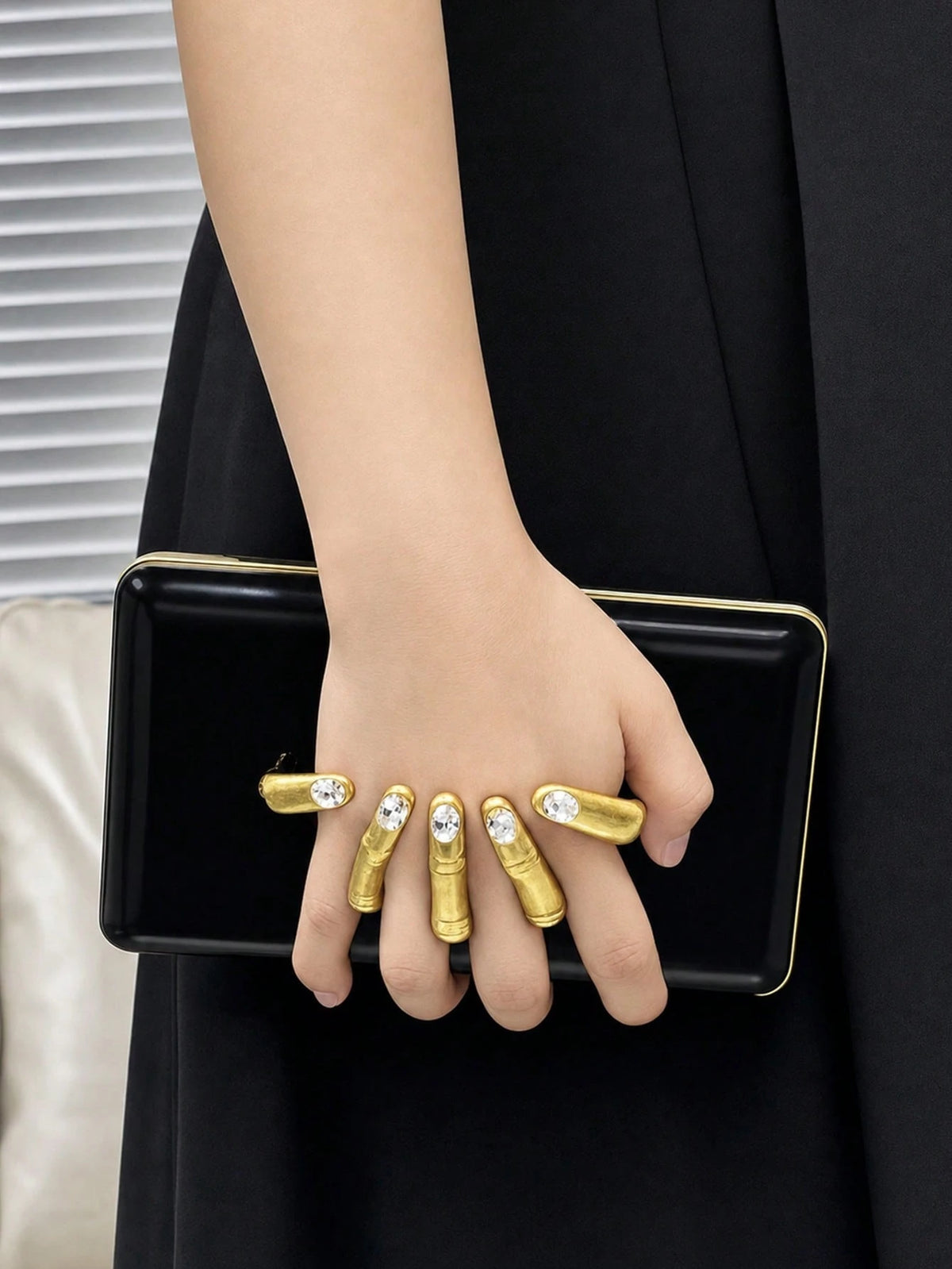 Gold Hand Touch Bag