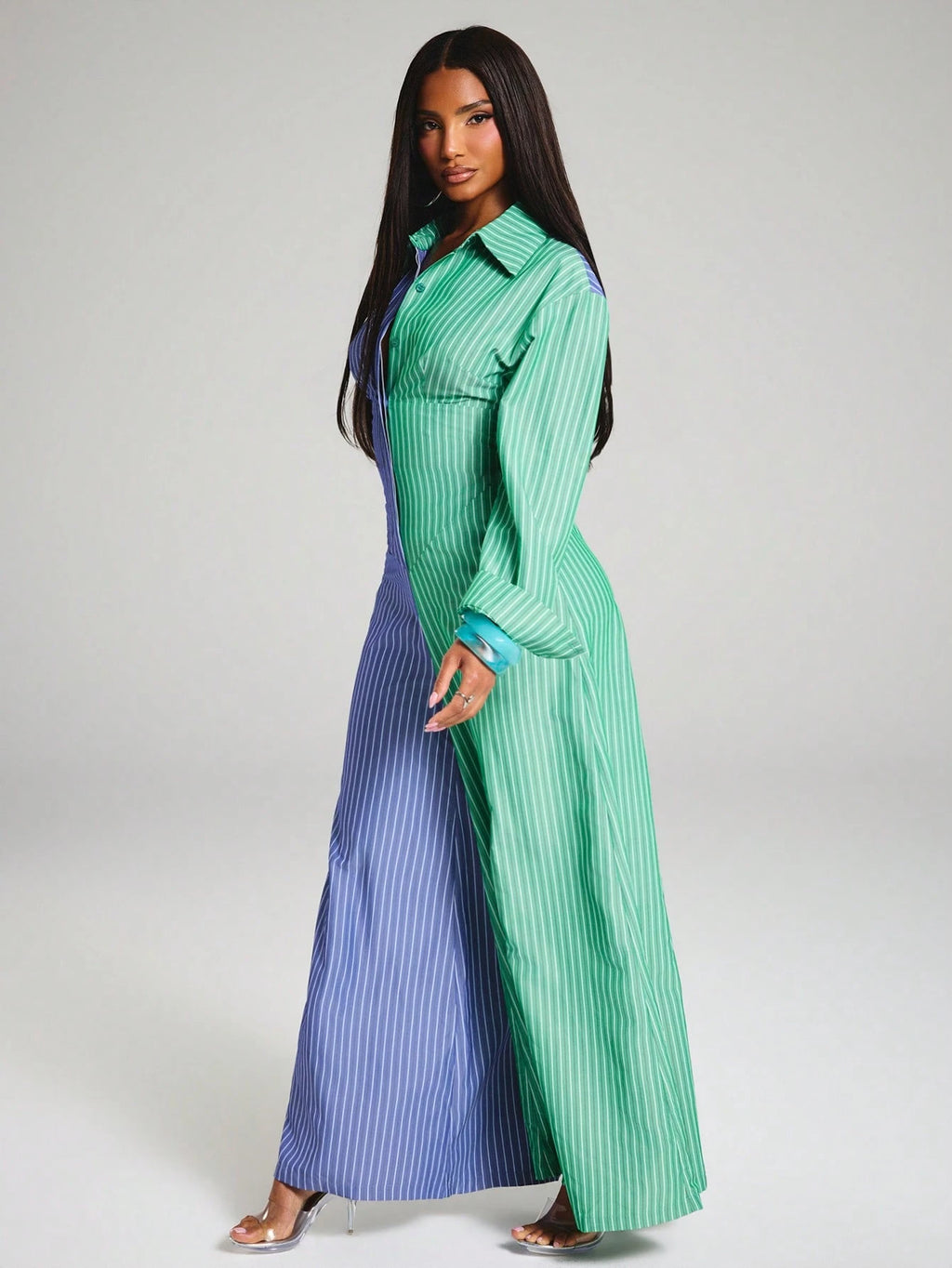 Twice as Nice Two-Tone Jumpsuit