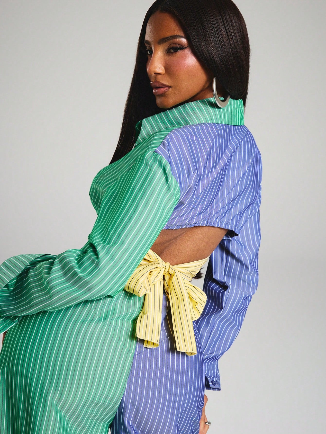 Twice as Nice Two-Tone Jumpsuit