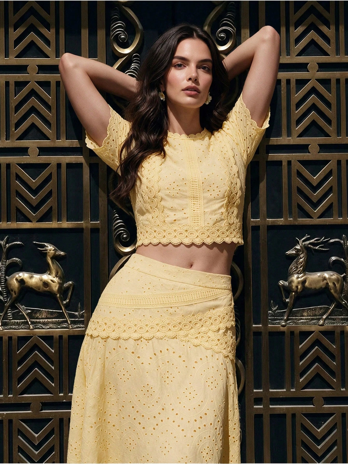 Maribel Eyelet Co-Ord Set