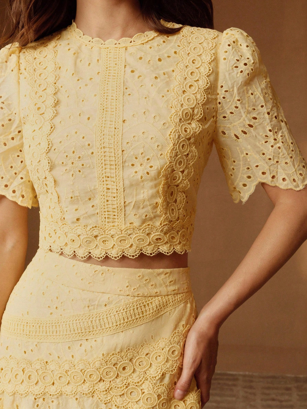 Maribel Eyelet Co-Ord Set