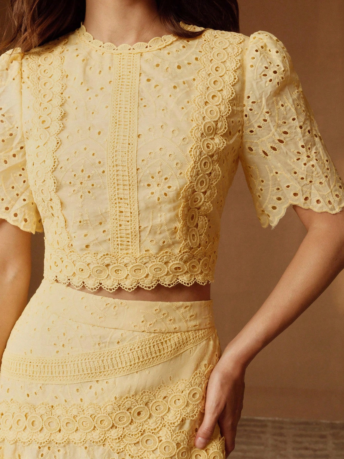 Maribel Eyelet Co-Ord Set