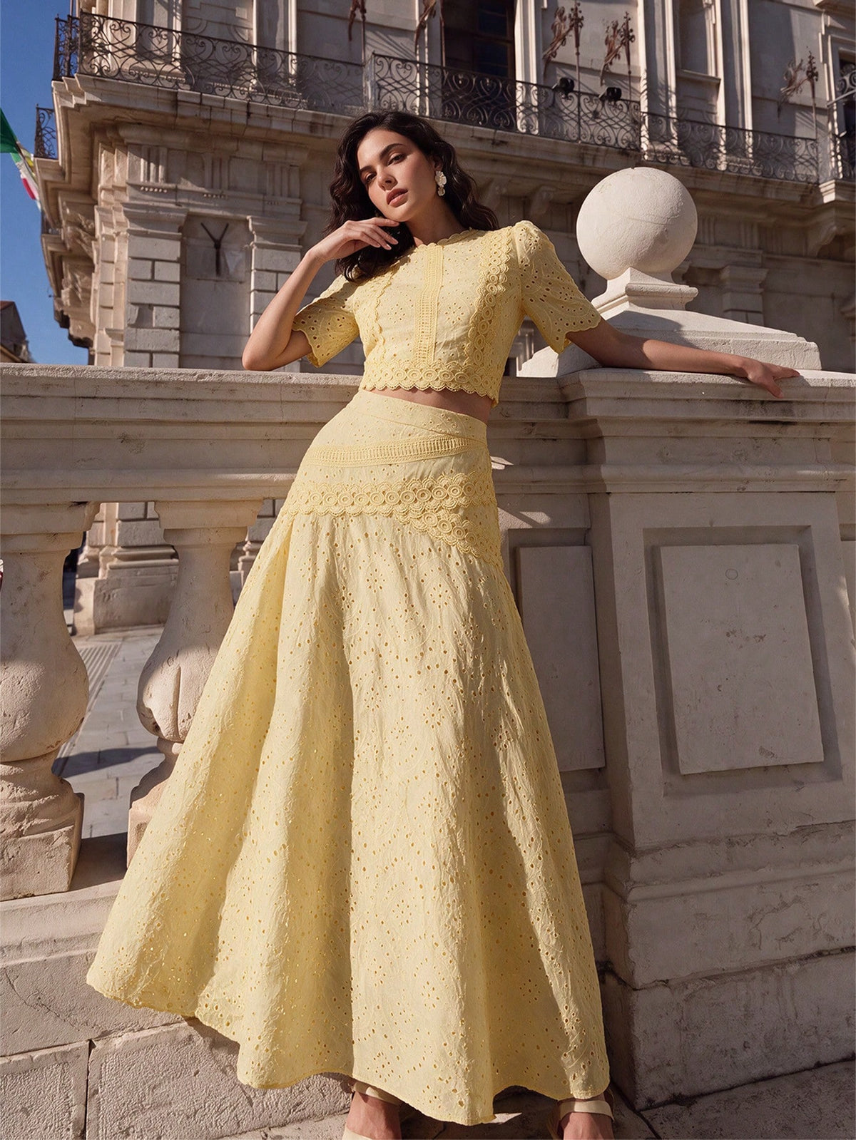Maribel Eyelet Co-Ord Set