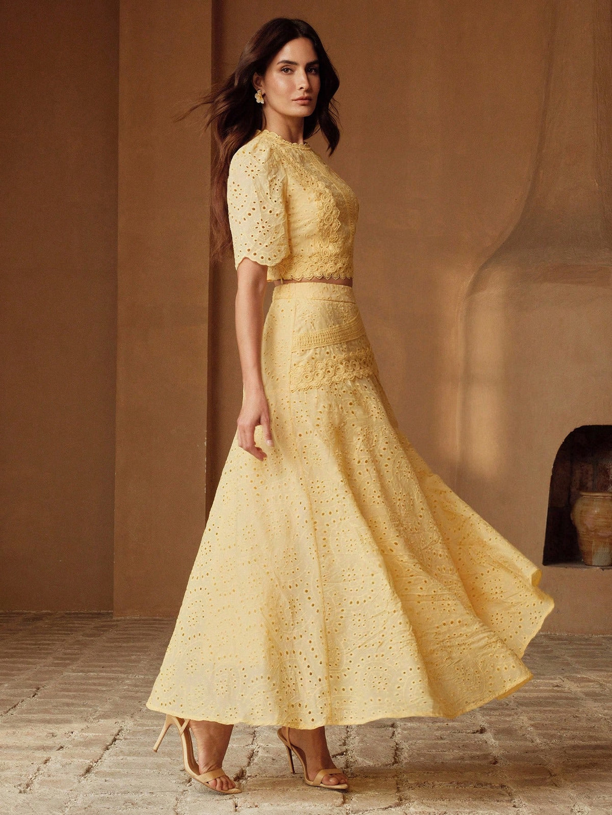 Maribel Eyelet Co-Ord Set