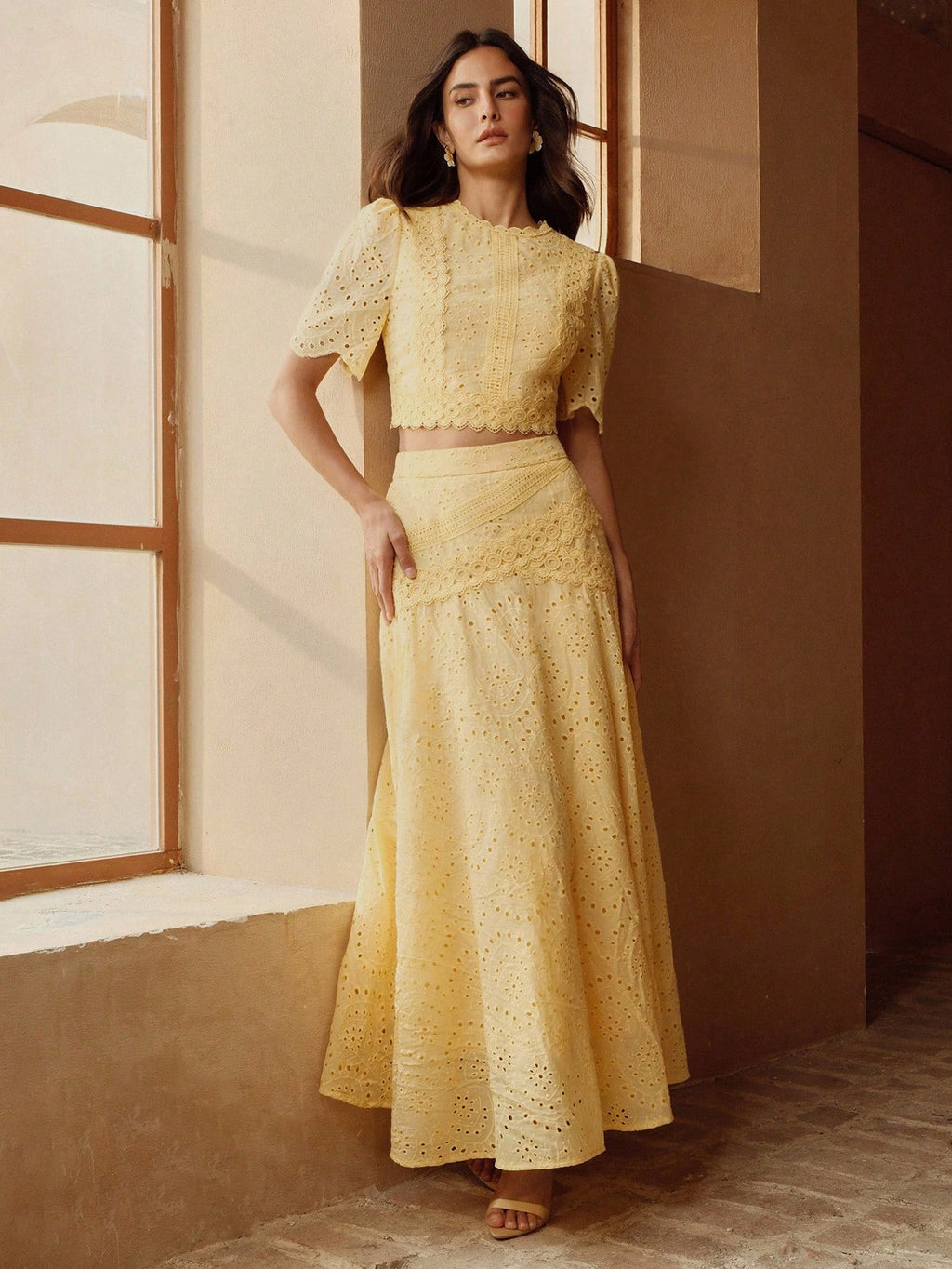 Maribel Eyelet Co-Ord Set