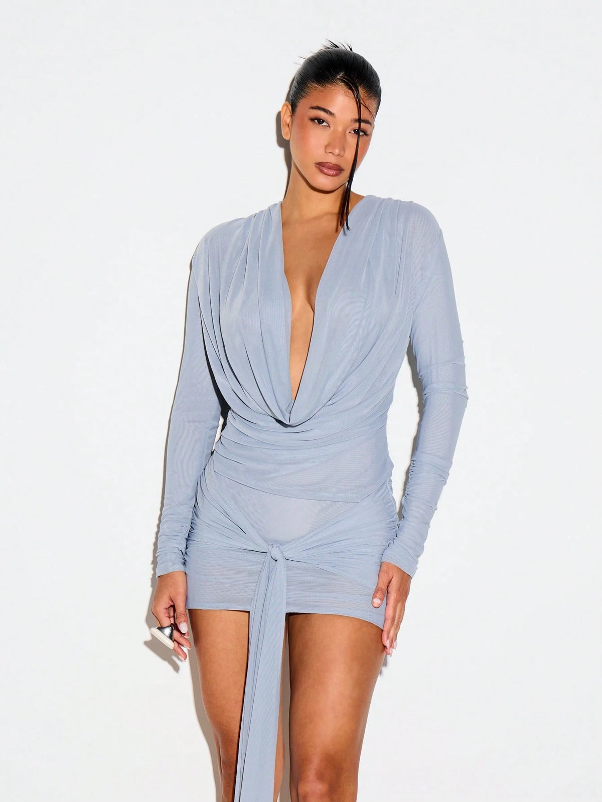 Aria Tie Front Dress