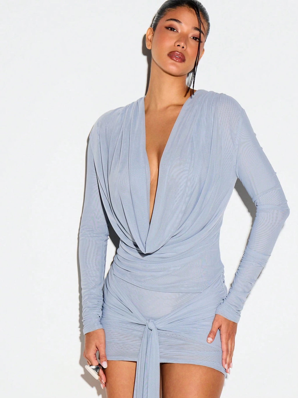 Aria Tie Front Dress