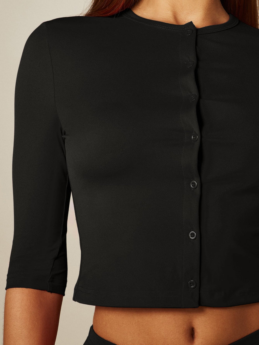 Luna Sculpt Capri Leggings & Cardigan Set