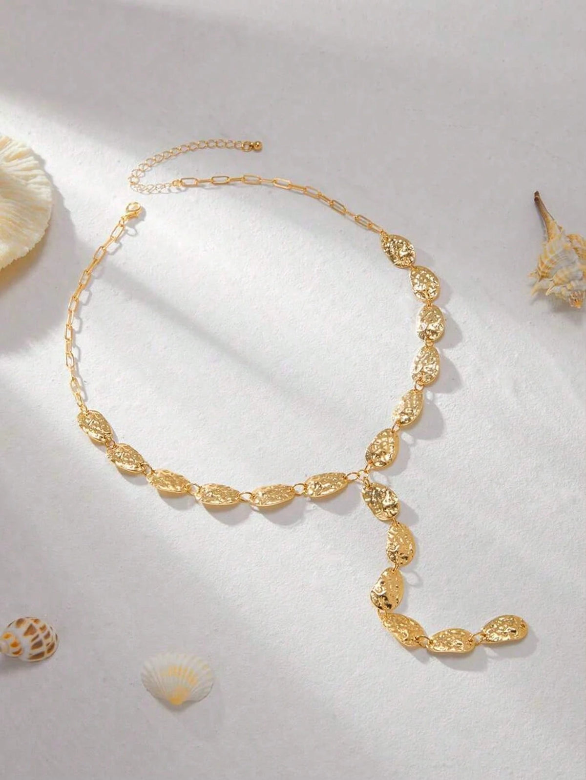 Molten Gold Y-Necklace