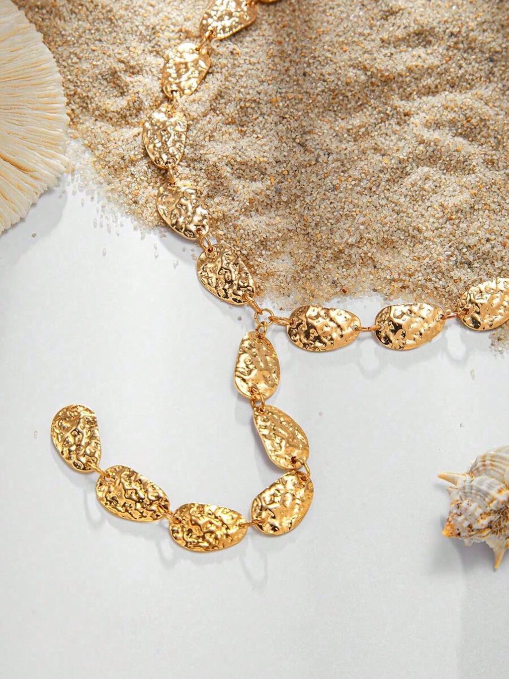 Molten Gold Y-Necklace