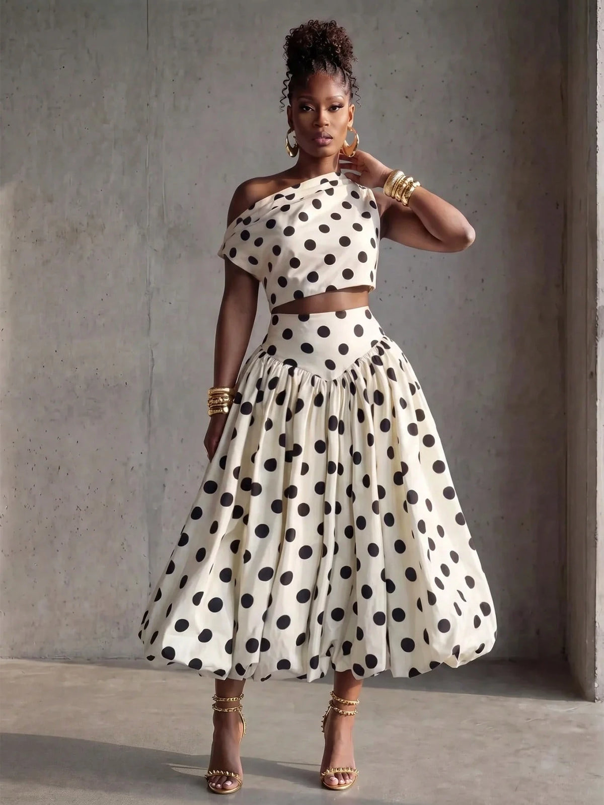 Bianca Polka Dot Set
