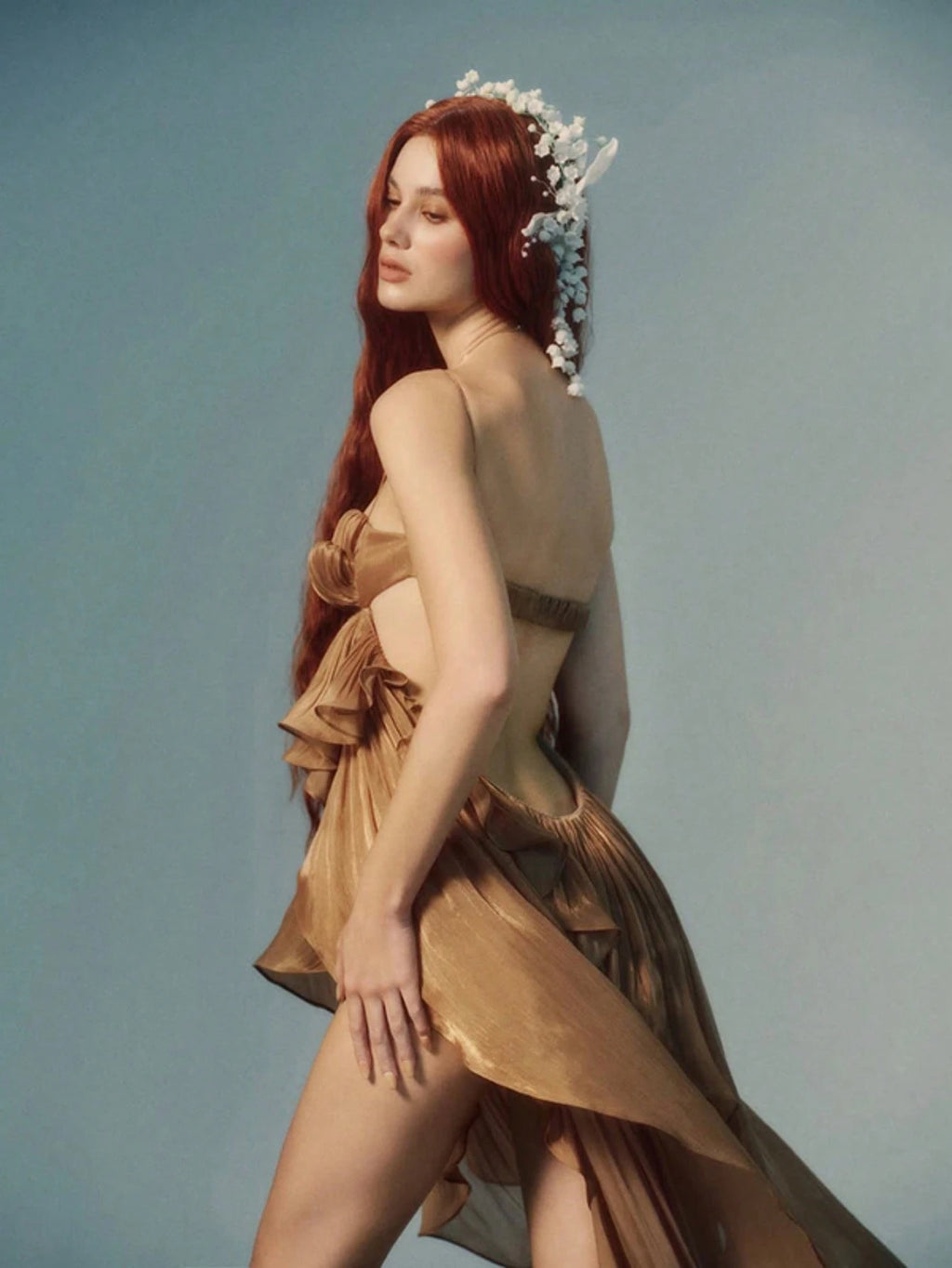 Ira Draped Gown